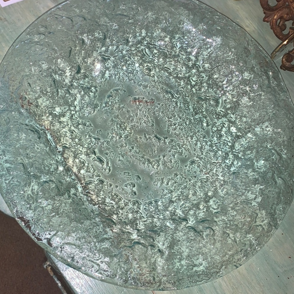 IZABEL LAM TEXTURED Crinkle Glass Bowl